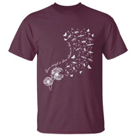 Military Child Month T Shirt Brave Enough To Bloom Wherever We Land Dandelion Flowers
