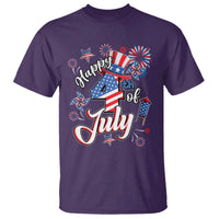 Funny Patriotic Independence Day T Shirt Happy 4th Of July American Firework - Wonder Print Shop