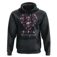 Funny Independence Day Hoodie 4th Of July Therapist Big Heart - Wonder Print Shop