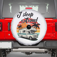 Funny Sarcastic Camping Spare Tire Cover I Sleep Around Camper Van