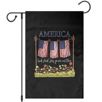 Funny America God Shed His Grace On Thee Garden Flag 4th Of July Christian American Flag - Wonder Print Shop