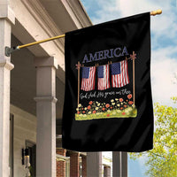Funny America God Shed His Grace On Thee Garden Flag 4th Of July Christian American Flag - Wonder Print Shop