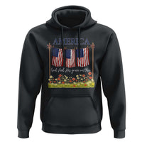 Funny America God Shed His Grace On Thee Hoodie 4th Of July Christian American Flag - Wonder Print Shop