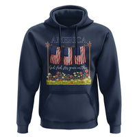 Funny America God Shed His Grace On Thee Hoodie 4th Of July Christian American Flag - Wonder Print Shop