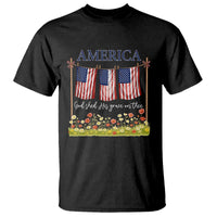 Funny America God Shed His Grace On Thee T Shirt 4th Of July Christian American Flag - Wonder Print Shop