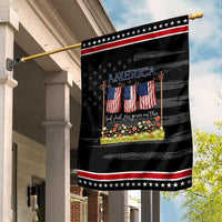 Funny America God Shed His Grace On Thee Garden Flag 4th Of July Christian American Flag