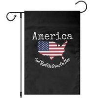 Funny America God Shed His Grace On Thee 4th of July Garden Flag - Wonder Print Shop