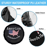 Funny America God Shed His Grace On Thee 4th of July Spare Tire Cover - Wonder Print Shop