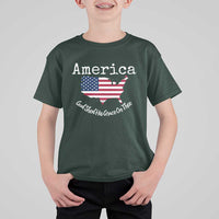 Funny America God Shed His Grace On Thee 4th of July T Shirt For Kid - Wonder Print Shop