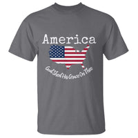 Funny America God Shed His Grace On Thee 4th of July T Shirt - Wonder Print Shop