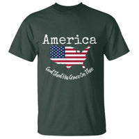 Funny America God Shed His Grace On Thee 4th of July T Shirt - Wonder Print Shop