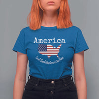 Funny America God Shed His Grace On Thee 4th of July T Shirt For Women - Wonder Print Shop