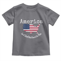 Funny America God Shed His Grace On Thee 4th of July Toddler T Shirt - Wonder Print Shop