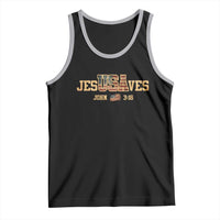 Funny Jesus Saves USA John 3 16 Tank Top Christian 4th Of July Bible Verse - Wonder Print Shop