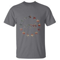 13 Star Flag Betsy Ross Distressed American Flag 1776 USA T Shirt 4th Of July - Wonder Print Shop