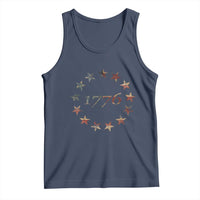 13 Star Flag Betsy Ross Distressed American Flag 1776 USA Tank Top 4th Of July - Wonder Print Shop