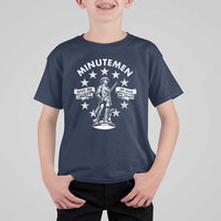 Minutemen Give Me Liberty Or Give Me Death T Shirt For Kid US History - Wonder Print Shop