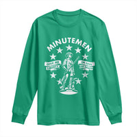 Minutemen Give Me Liberty Or Give Me Death Long Sleeve Shirt US History - Wonder Print Shop