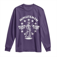 Minutemen Give Me Liberty Or Give Me Death Long Sleeve Shirt US History - Wonder Print Shop