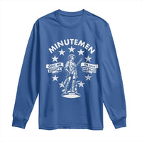 Minutemen Give Me Liberty Or Give Me Death Long Sleeve Shirt US History - Wonder Print Shop