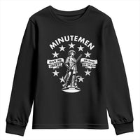 Minutemen Give Me Liberty Or Give Me Death Youth Sweatshirt US History - Wonder Print Shop