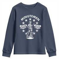 Minutemen Give Me Liberty Or Give Me Death Youth Sweatshirt US History - Wonder Print Shop