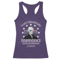 Funny I Gave Them Bitches 1776 Independence Bitches Love Independence Racerback Tank Top Thomas Jefferson - Wonder Print Shop