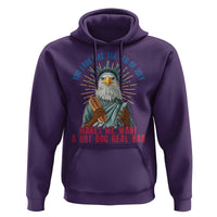Funny You Look Like The 4th Of July Makes Me Want A Hot Dog Real Bad Hoodie Eagle Statue Of Liberty - Wonder Print Shop