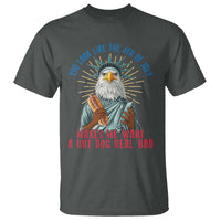 Funny You Look Like The 4th Of July Makes Me Want A Hot Dog Real Bad T Shirt Eagle Statue Of Liberty - Wonder Print Shop