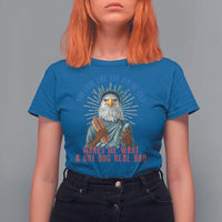 Funny You Look Like The 4th Of July Makes Me Want A Hot Dog Real Bad T Shirt For Women Eagle Statue Of Liberty - Wonder Print Shop