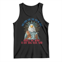 Funny You Look Like The 4th Of July Makes Me Want A Hot Dog Real Bad Tank Top Eagle Statue Of Liberty - Wonder Print Shop
