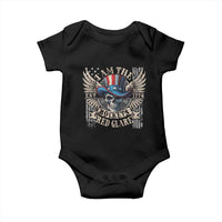 Funny 4th Of July Patriotic Skull Baby Onesie I Am The Rockets Red Glare EST 1776 - Wonder Print Shop