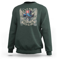 Funny 4th Of July Patriotic Skull Sweatshirt I Am The Rockets Red Glare EST 1776 - Wonder Print Shop