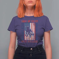 Funny Back Up Terry Put It In Reverse T Shirt For Women Oh Lawd Jesus What Is You Doin - Wonder Print Shop