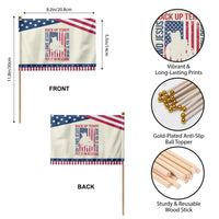 Funny Back Up Terry Put It In Reverse Patriotic Handheld Flag Oh Lawd Jesus What Is You Doin