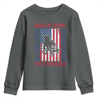 Funny Back Up Terry Put It In Reverse Youth Sweatshirt Oh Lawd Jesus What Is You Doin - Wonder Print Shop