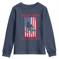 Funny Back Up Terry Put It In Reverse Youth Sweatshirt Oh Lawd Jesus What Is You Doin - Wonder Print Shop