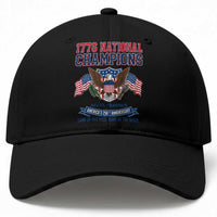 1776 National Champions 250th Anniversary USA Baseball Cap Land Of The Free Home Of The Brave
