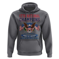 1776 National Champions 250th Anniversary USA Hoodie Land Of The Free Home Of The Brave