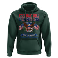 1776 National Champions 250th Anniversary USA Hoodie Land Of The Free Home Of The Brave