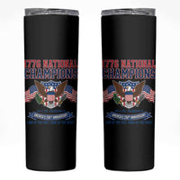 1776 National Champions 250th Anniversary USA Skinny Tumbler Land Of The Free Home Of The Brave