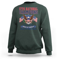 1776 National Champions 250th Anniversary USA Sweatshirt Land Of The Free Home Of The Brave