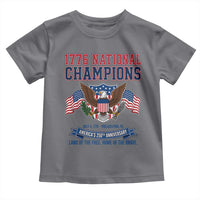 1776 National Champions 250th Anniversary USA Toddler T Shirt Land Of The Free Home Of The Brave