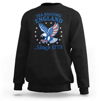 Tea Bagging England Since 1773 Sweatshirt Patriotic Eagle 4th of July