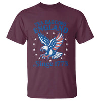 Tea Bagging England Since 1773 T Shirt Patriotic Eagle 4th of July