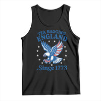 Tea Bagging England Since 1773 Tank Top Patriotic Eagle 4th of July