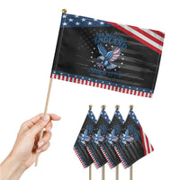 Tea Bagging England Since 1773 Patriotic Handheld Flag Patriotic Eagle 4th of July