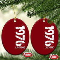 Vintage 1976 Legend Ceramic Ornament 50th Birthday Gifts Special Milestone