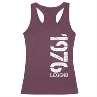 Vintage 1976 Legend Racerback Tank Top 50th Birthday Gifts Special Milestone
