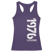 Vintage 1976 Legend Racerback Tank Top 50th Birthday Gifts Special Milestone